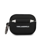 Karl Lagerfeld Choupette Head Silikonové Pouzdro pro Airpods Pro Black, 2452459