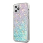GUHCP12LLG4GGBLPI Guess 4G Liquid Glitter Zadní Kryt pro iPhone 12 Pro Max 6.7 Iridescent, 2453525