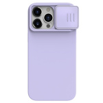 Nillkin CamShield Silky Silikonový Kryt pro Apple iPhone 15 Pro Misty Purple, 57983118424