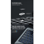 Nillkin Bumper Combo Keyboard Case (Backlit Version) pro iPad Air 4/5/10.9 2020/11 2024/ Pro 11 2020/2021/2022 Black, 57983118069