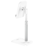 HOCO PH27 Stable Telescopic Desktop Stand (4,7" - 10" ) White, 57983112168