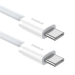 Baseus Superior Series 2 Fast Charging Datový Kabel USB-C - USB-C 30W 1m Moon White, P10365200211-00