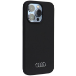 Audi Silicone Zadní Kryt pro iPhone 13/13 Pro Black, AU-LSRIP13P-Q3/D1-BK