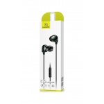 USAMS EP-40 In-Ear Stereo 1.2m Headset 3,5mm Black, 2449935