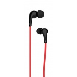 USAMS Leo Stereo Headset 3,5mm Black/Red, 31850