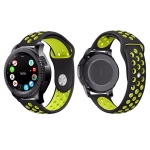 Tactical 180 Double Silikonový Řemínek pro Samsung Gear 42mm Black/Yellow (EU Blister), 2445422