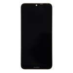 LCD Display + Dotyková Deska + Přední Kryt Huawei Y7 2019 Black (11pin), 2451949 - neoriginální