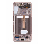 LCD display + Dotyk + Přední kryt Samsung S906B Galaxy S22+ Pink Gold (Service Pack) , GH82-27500D