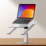 Baseus  Metal Adjustable Laptop Stand Silver, LUJS000012