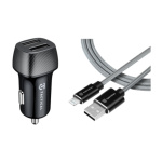 Tactical Field Plug Dual 12W + Tactical Fast Rope Aramid Cable USB-A/Lightning MFi 0.3m Grey, 57983114712 -  neoriginální