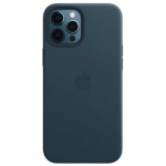  Apple Kožený Kryt vč. Magsafe pro iPhone 12 Pro Max Baltic Blue, MHKK3FE/A