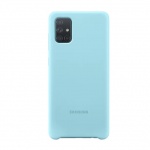 EF-PA715TLE Samsung Silikonový Kryt pro Galaxy A71 Blue, 2450672