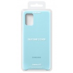 EF-PA715TLE Samsung Silikonový Kryt pro Galaxy A71 Blue, 2450672