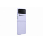 EF-VF721LLE Samsung Kožený Kryt pro Galaxy Z Flip 4 Serene Purple, EF-VF721LLEGWW
