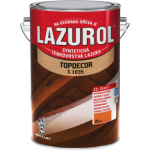 Lazurol Topdecor S1035 tenkovrstvá lazura na dřevo T080 mahagon, 4,5 l