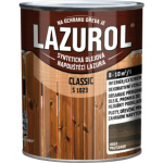 Lazurol Classic S1023 tenkovrstvá lazura na dřevo s obsahem olejů, 0022 palisandr, 750 ml