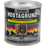 Hostagrund K2100 Silikon Stříbřenka barva na kov do 500 °C, stříbrná, 350 g