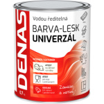 DENAS UNIVERZÁL-LESK vrchní barva na dřevo, kov a beton, 0120 střešní antracit, 700 g