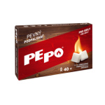 PE-PO pevný podpalovač, 40 podpalů, krabička