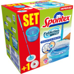 Spontex Full Action System X'tra sada mopu a kbelíku + 2 náhrady