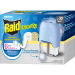 Raid Family elektrický odpařovač s tekutou náplní proti komárům, 30 nocí, 1+21 ml