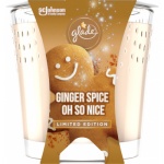 Glade Ginger Spice Oh So Nice vonná svíčka, 129 g