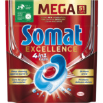 Somat tablety do myčky Excellence 4v1, 51 ks