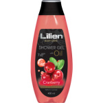 Lilien Cranberry olejový sprchový gel, 400 ml