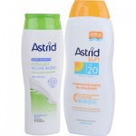 Astrid Sun OF 20 hydratační mléko na opalování, 400 ml + Astrid tělové mléko, 250 ml