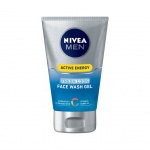 Nivea Men Active Energy, osvěžující mycí gel na obličej pro muže, 100 ml