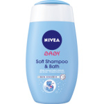 Nivea Baby 2v1 šampon a jemná koupel pro celé tělo, 200 ml