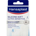Hansaplast náplasti Silicone Soft Ultra Sensitive, 8 ks
