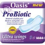 Oasis ProBiotic Ultra Wings dámské vložky, 9 ks