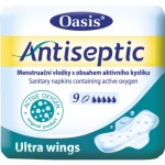 Oasis Antiseptic Ultra Wings dámské vložky, 9 ks