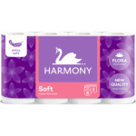 Harmony Soft Flora 3vrstvý toaletní papír, role 17,5 m, 8 rolí