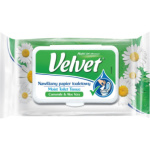 Velvet Camomile & Alove Vera vlhčený toaletní papír, 42 ks