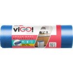 viGO pytle na odpad, 9 µ, 58 × 67 cm, 60 l, 28 ks