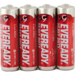 Eveready AA zinkovo-chloridové tužkové baterie, 4 ks, 961008
