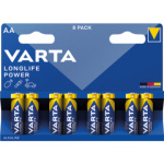 Varta Longlife Power AA baterie, 8 ks, 961039