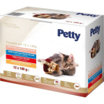 PETTY kapsička pro kočky mix, 12 × 100 g