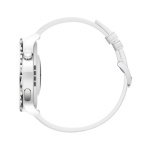 Huawei Watch GT3 Pro 43mm Silver Bezel White Ceramic Case + White Leather Strap, 55028825