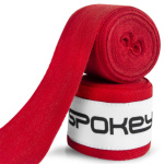 Spokey SAIFA Boxerské bandáže 4 m, červené, K85099