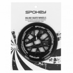 Spokey PU 120 mm Náhradní kolečka k bruslím 82A, 2 ks, K922893