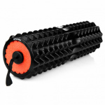 Spokey MIX ROLL Masážní fitness válec 3v1, 45 cm, černo-červený, K928939