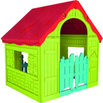 Zahradní domek Keter WONDERFOLD PLAYHOUSE červený / zelený / modrý, 228445