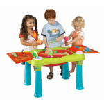 Dětský stolek Keter Creative Fun Table tyrkysový / červený, 231588