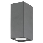 Svítidlo Nova Luce NERO S WALL GREY 2 nástěnné, IP 54, GU10, 710042