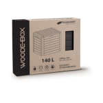 Zahradní box Prosperplast WOODEBOX hnědý 140L , MBWL140-440U