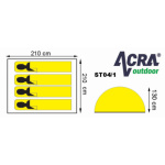 Stan Acra BROTHER ST04/1 pro 3 - 4 osoby dvouplášťový, 05-ST04/1