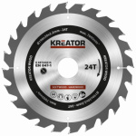 Pilový kotouč Kreator KRT020416 na dřevo 190mm, 24T, KRT020416